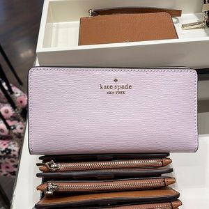 Kate Spade Darcy Large Slim Bifold Wallet
Lilac Moon